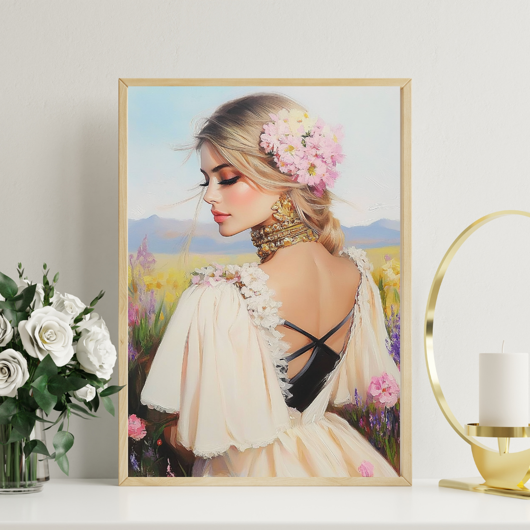 Spring Field Fashion Girl