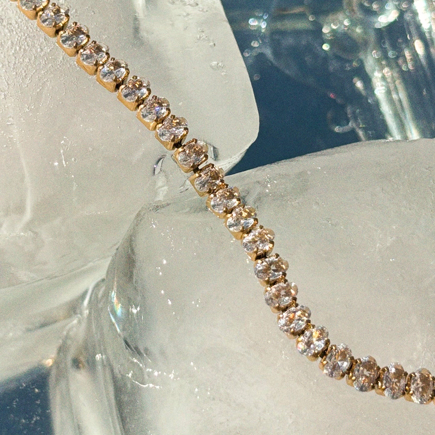 Heirloom Crystal Tennis Necklace