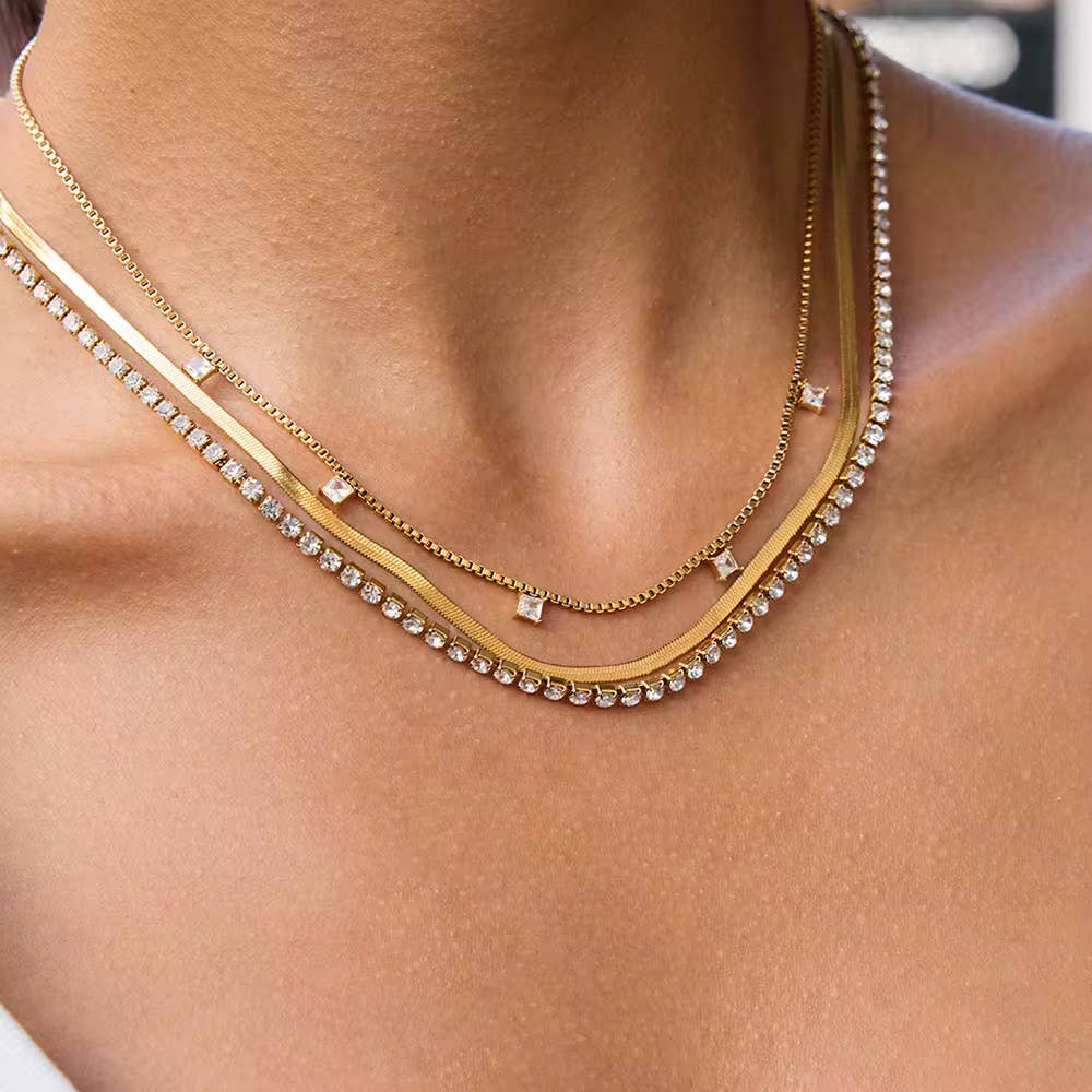 The Lucienne Layered Necklace