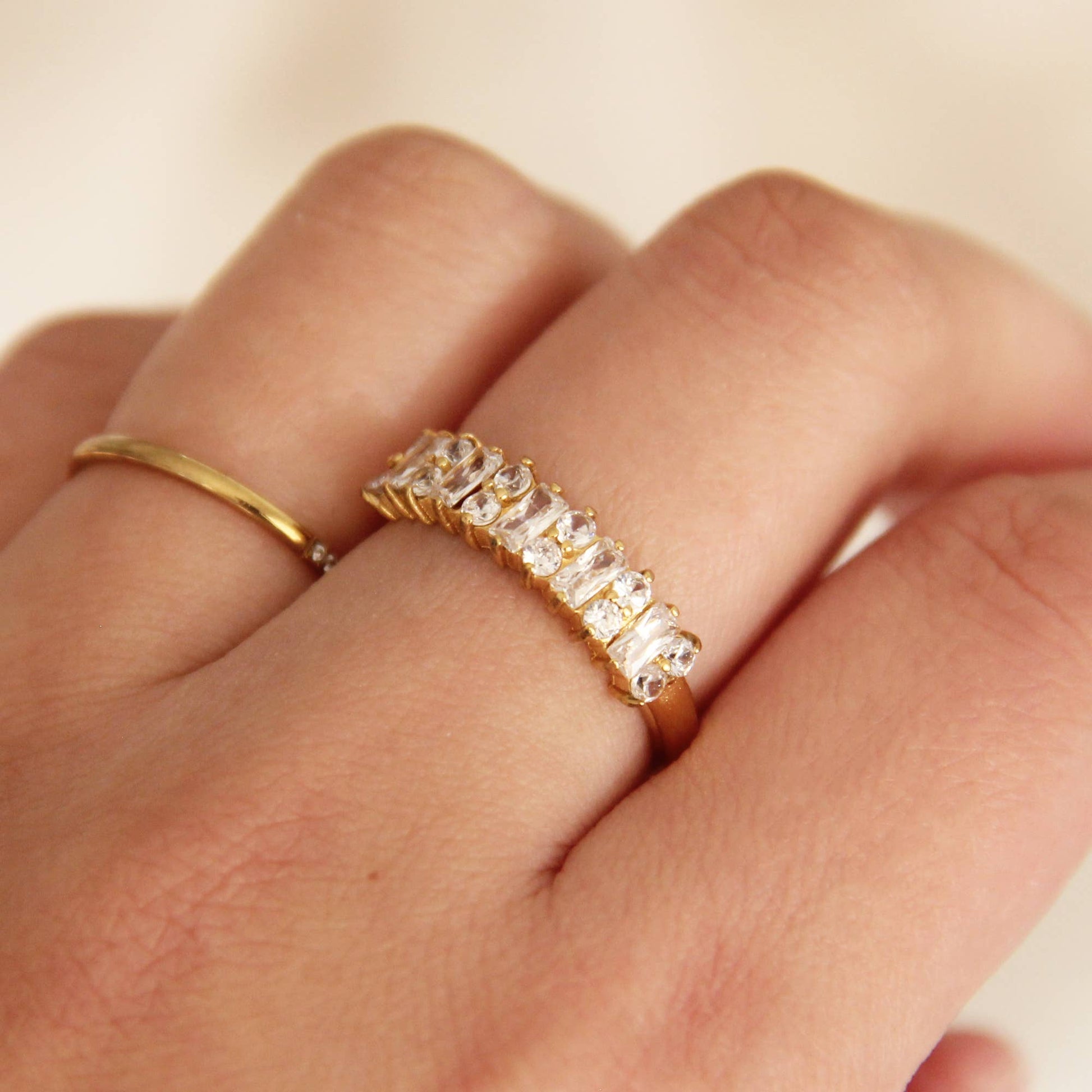 The Baguette Semi-Eternity Ring