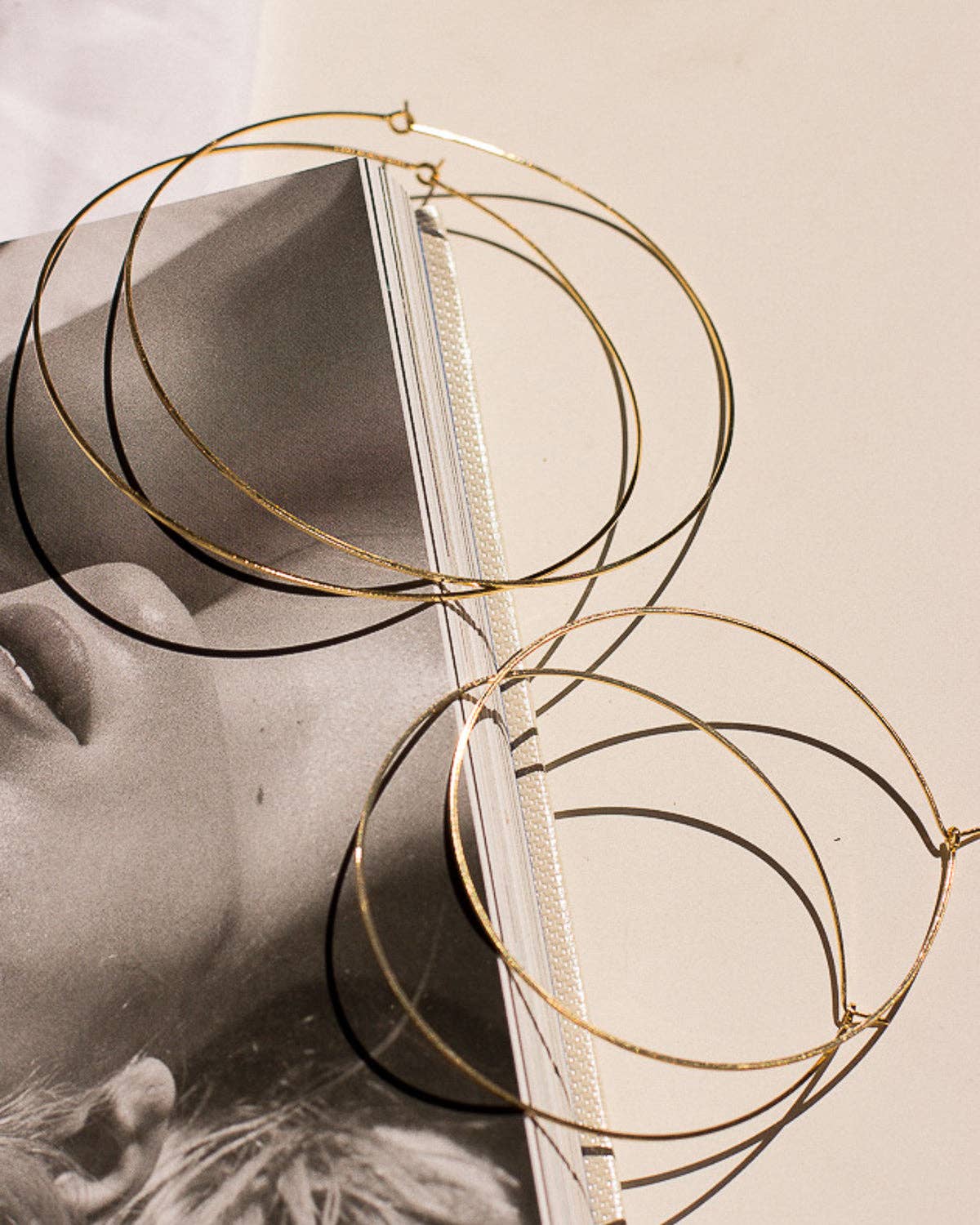 The Lucent Wire Hoops