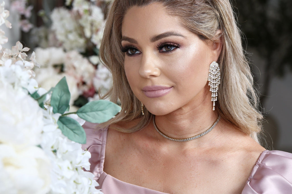 The Black Tie Baguette Choker