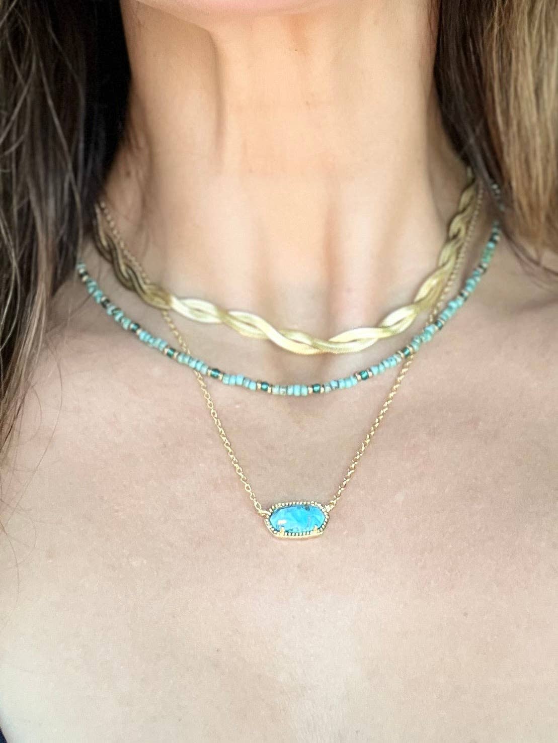 Twisted Chevron Necklace
