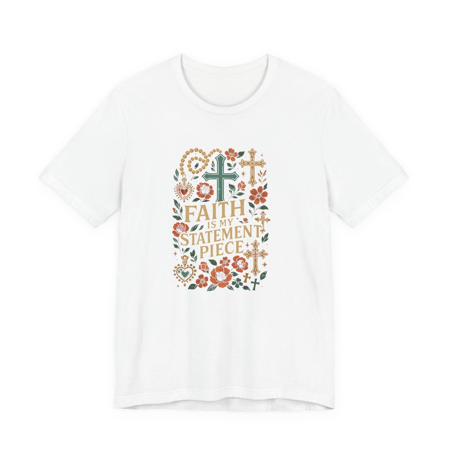 Faith Is My Statement Piece Inspired T-Shirt, Inspirational Tee, Christian Apparel, Statement Piece, Gift for Believers, Casual Wear