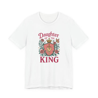 Daughter of the King Tee, Empowering Graphic Shirt, Faith-Based Apparel, Inspirational Gift, Christian Clothing