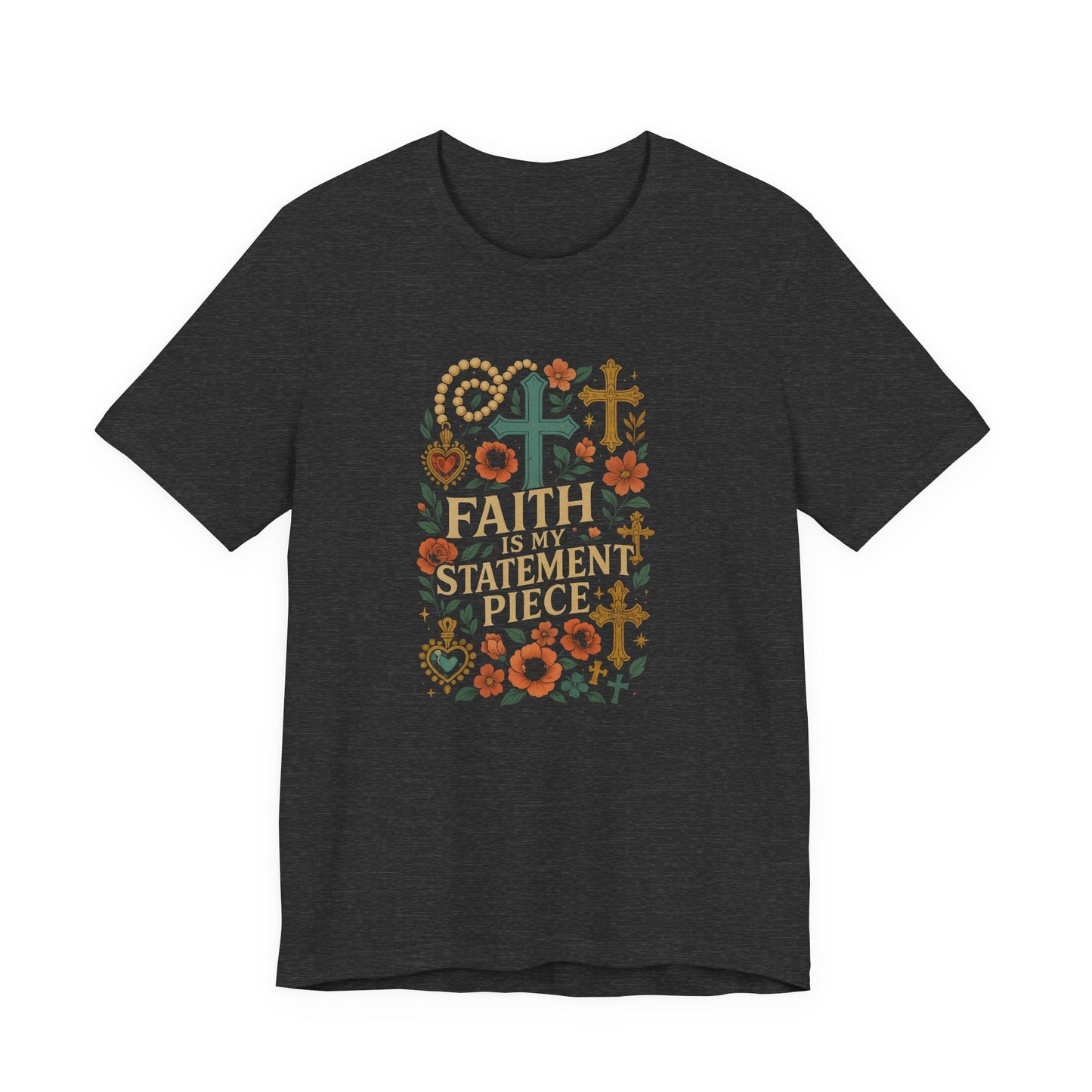 Faith Is My Statement Piece Inspired T-Shirt, Inspirational Tee, Christian Apparel, Statement Piece, Gift for Believers, Casual Wear