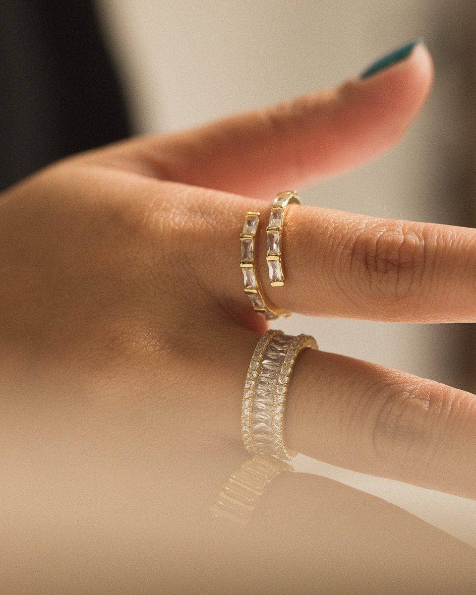 The Baguette Wrap Ring