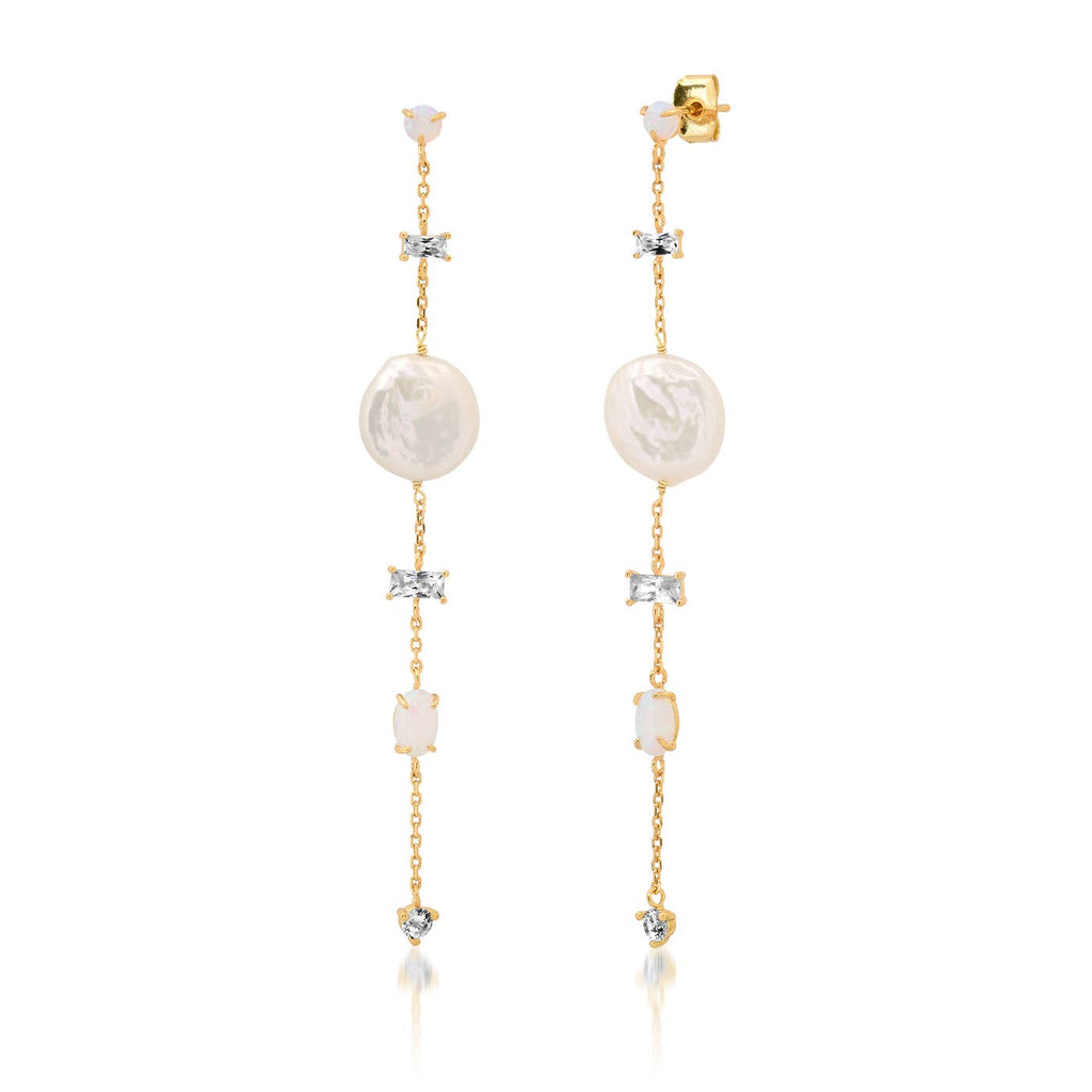 The Aurelia Pearl Drop Earrings