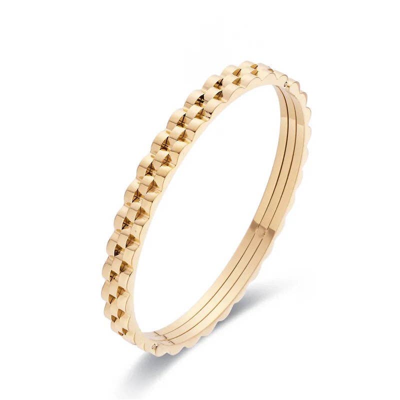 The Lucent Braided Bangle