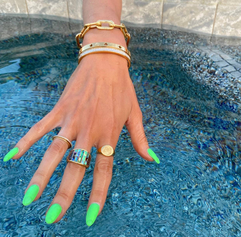 The Alix Pavé Link Bracelet