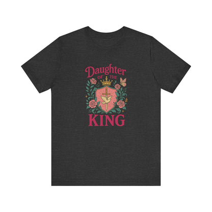 Daughter of the King Tee, Empowering Graphic Shirt, Faith-Based Apparel, Inspirational Gift, Christian Clothing