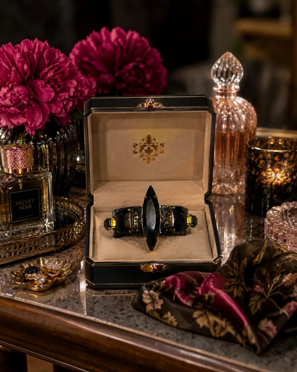 The Black Dahlia Cuff