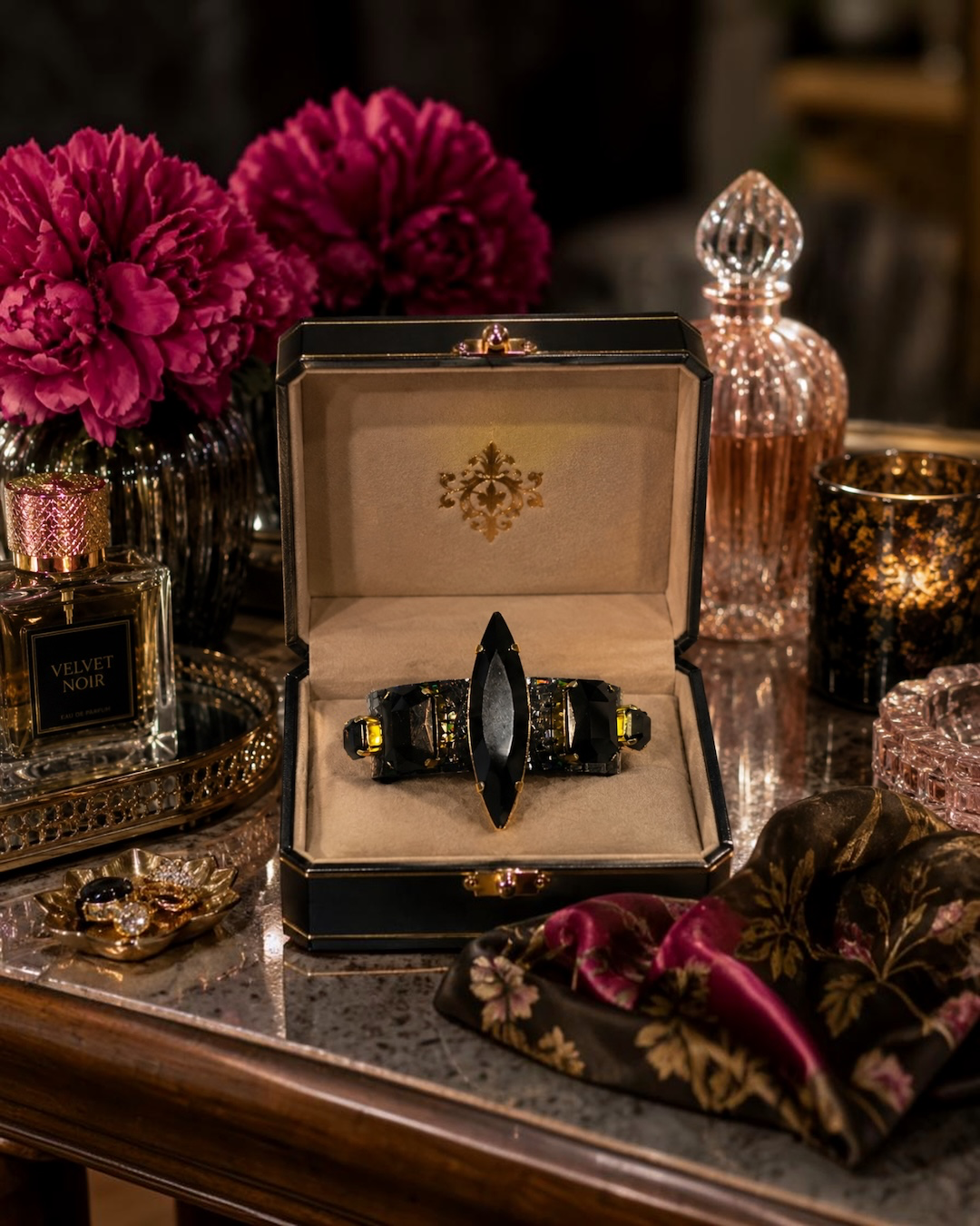 The Black Dahlia Cuff