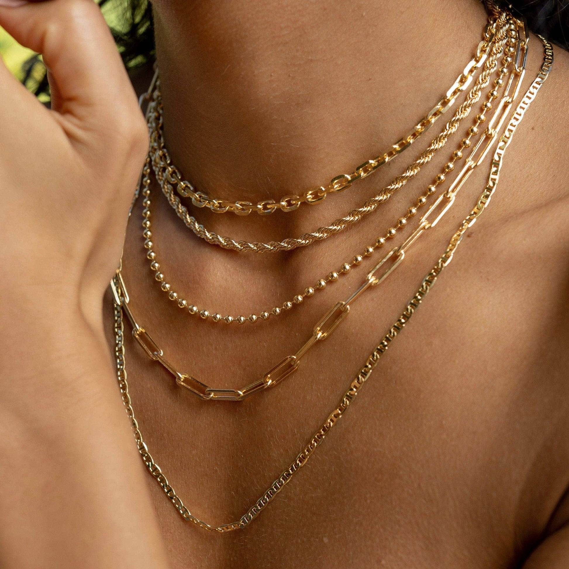 The Lucent Paperclip Necklace