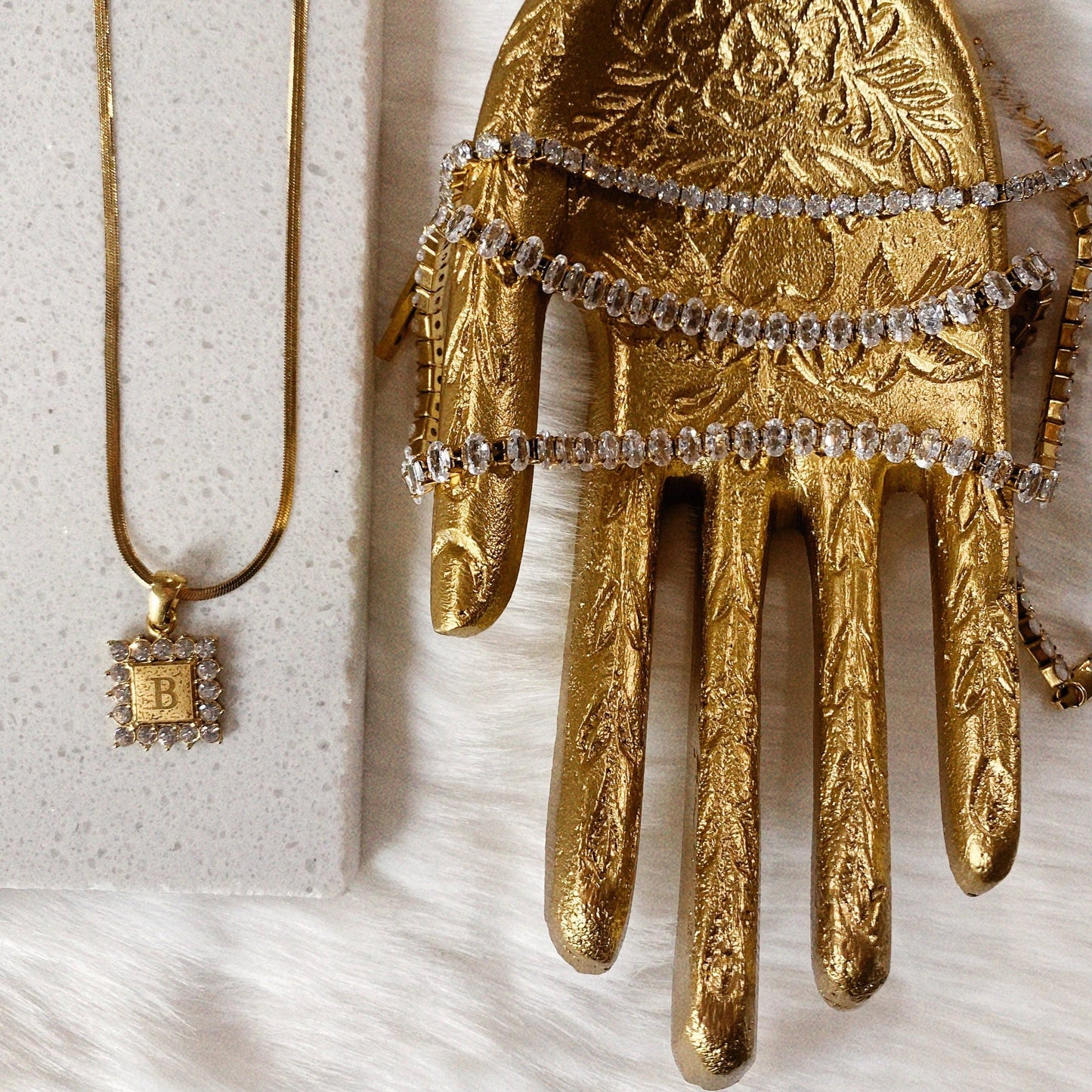 Heirloom Crystal Tennis Necklace