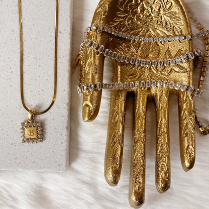 Heirloom Crystal Tennis Necklace