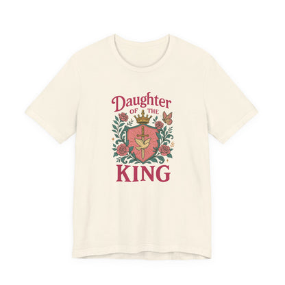 Daughter of the King Tee, Empowering Graphic Shirt, Faith-Based Apparel, Inspirational Gift, Christian Clothing