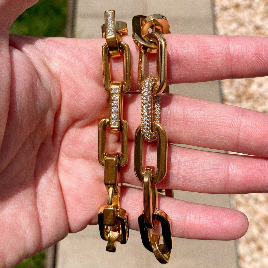 The Alix Pavé Link Bracelet