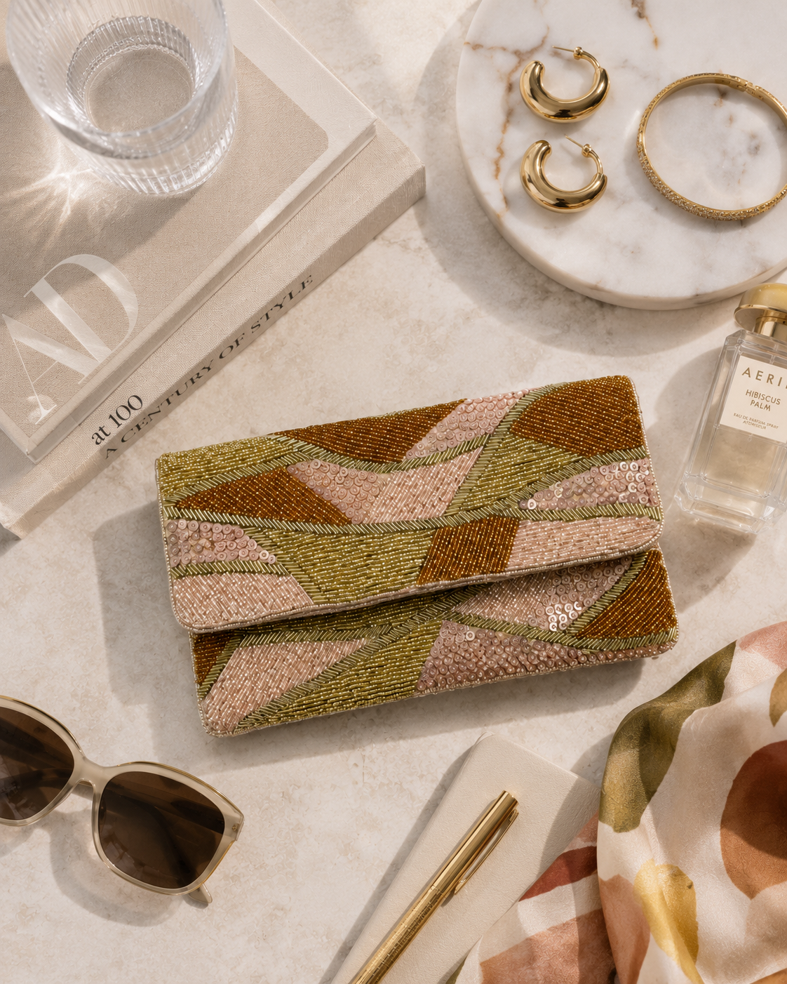Sunstone Mosaic Clutch