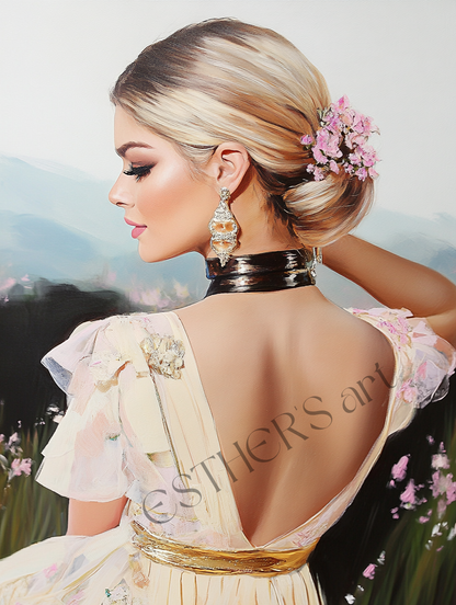 Field of Florals Fashion Girl