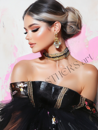 Glamorous Fashion Girl