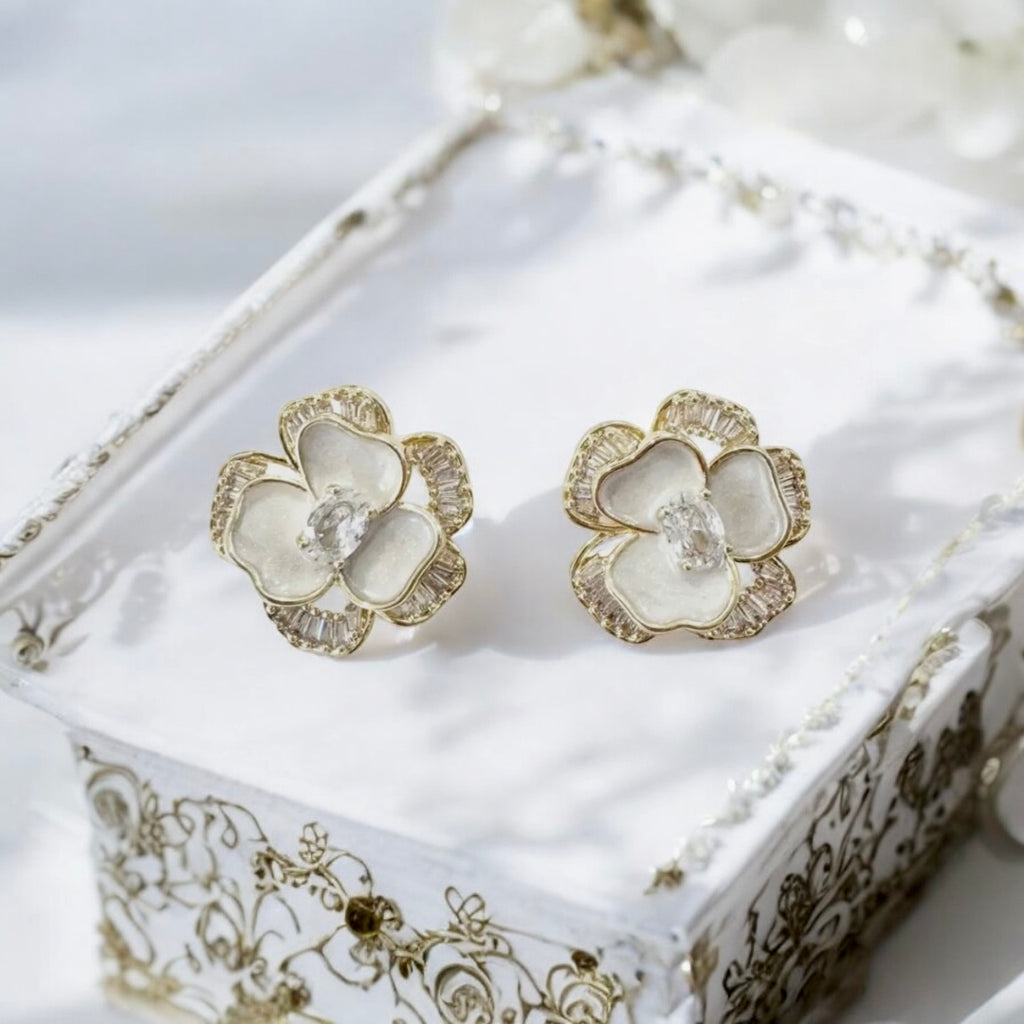 The Camille Floral Studs