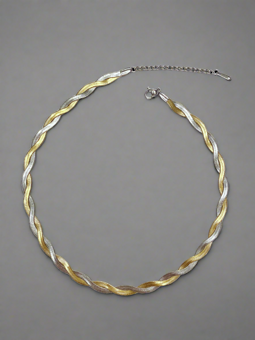 Twisted Chevron Necklace