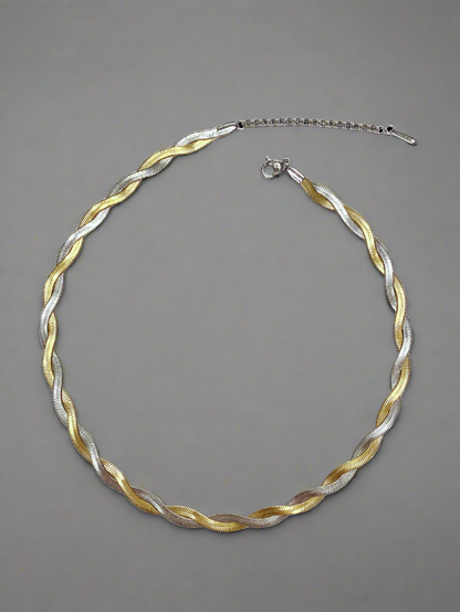 Twisted Chevron Necklace