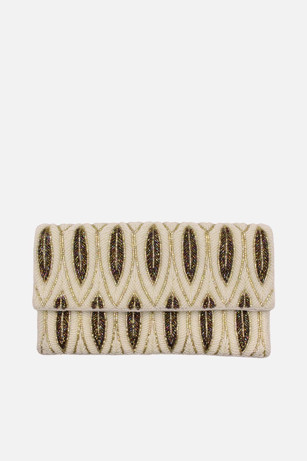 Antique Plume Clutch