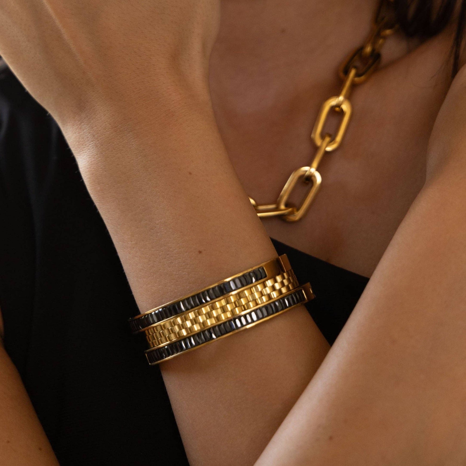 The Lucent Braided Bangle