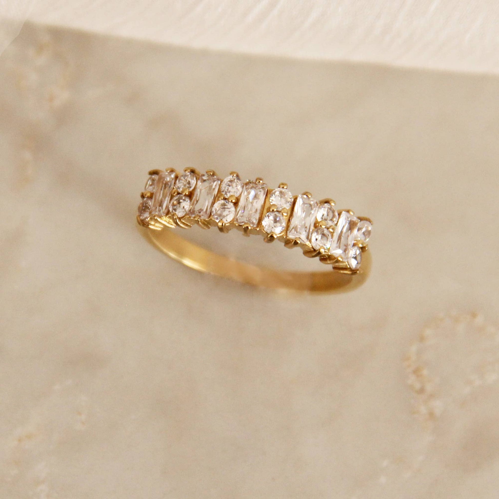 The Baguette Semi-Eternity Ring