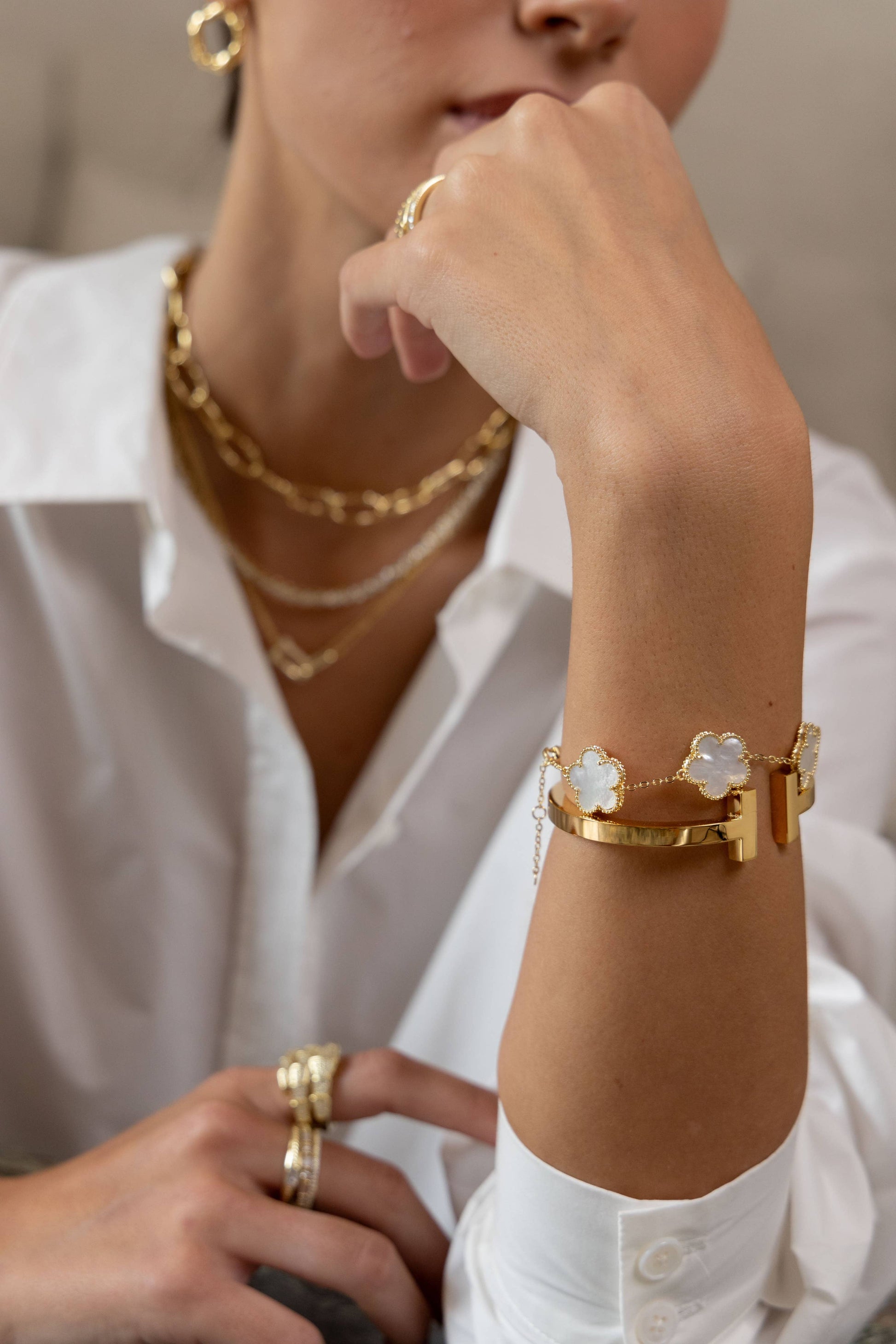 The Lucent Meridian Cuff