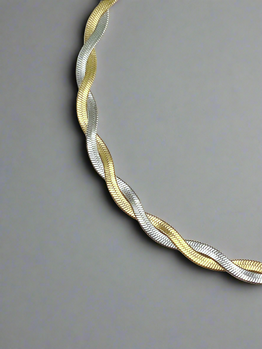 Twisted Chevron Necklace