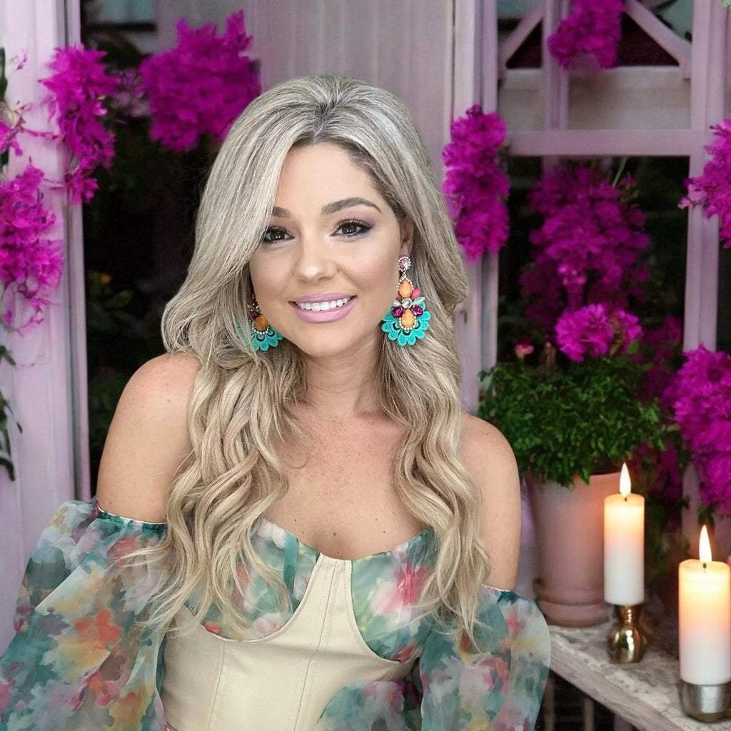 Soutache Rhinestone Crystal Earrings