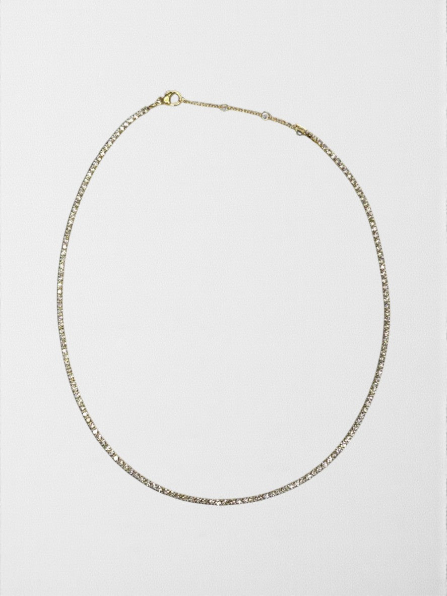 The Fine Line Tennis Necklace