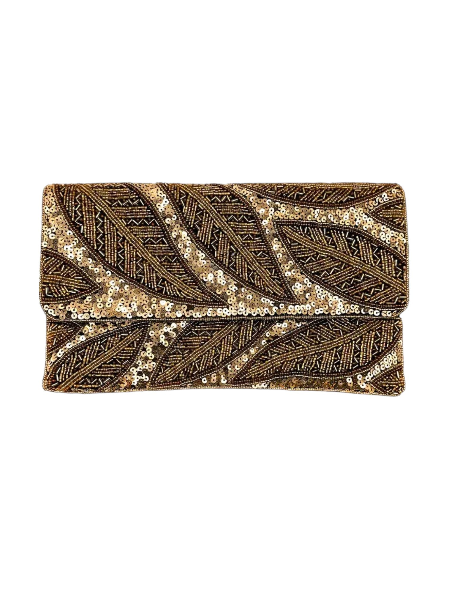 Gilded Leaf Clutch