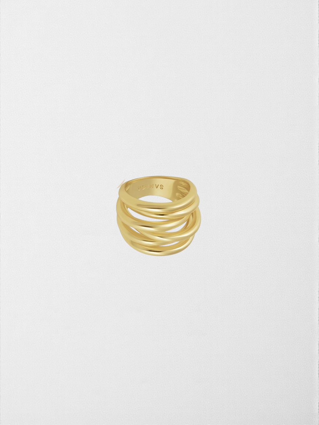 The Lucent Coil Ring