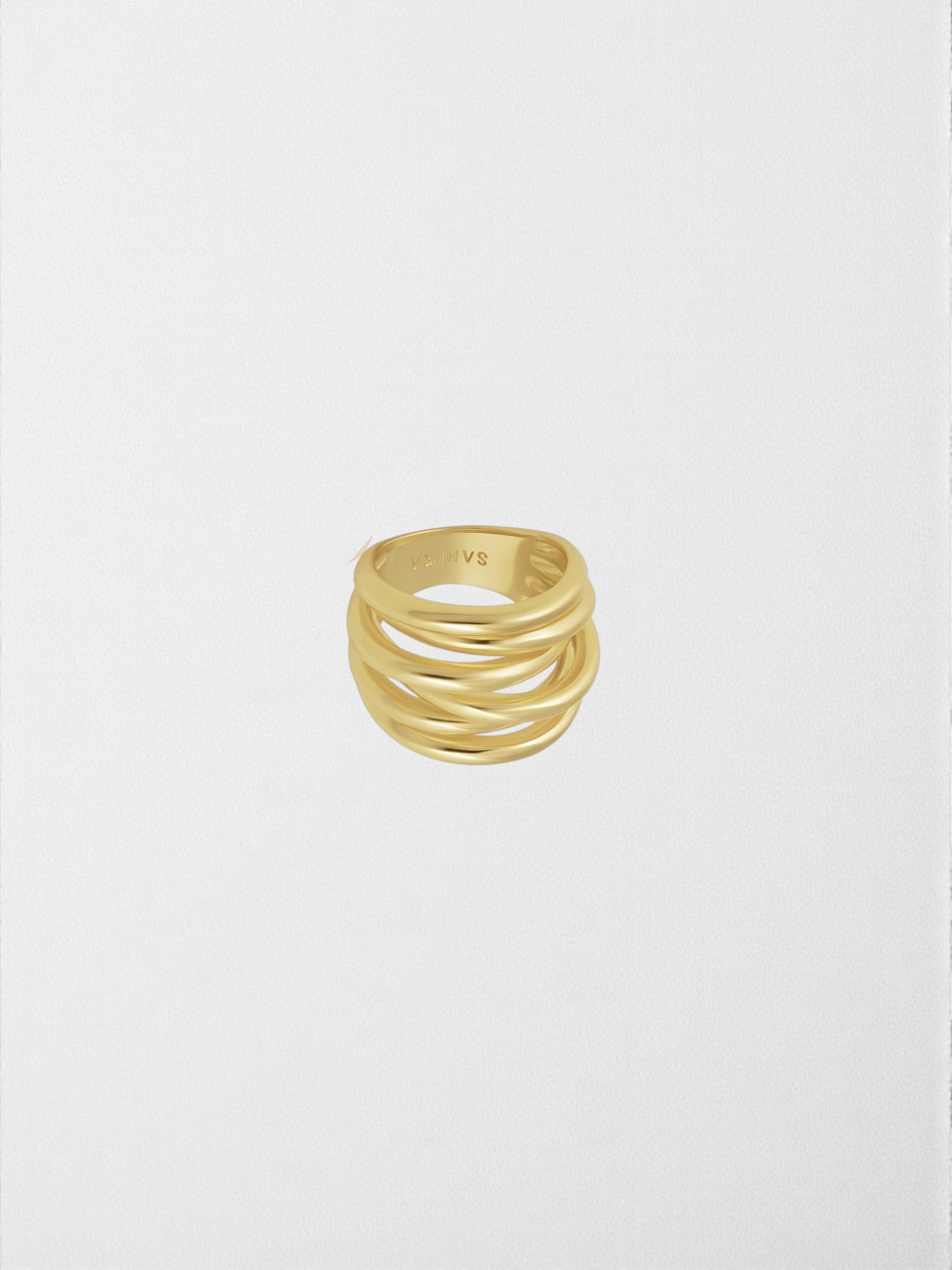 The Lucent Coil Ring