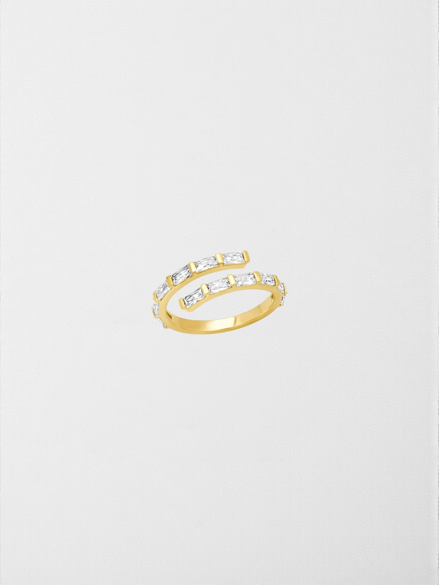 The Baguette Wrap Ring