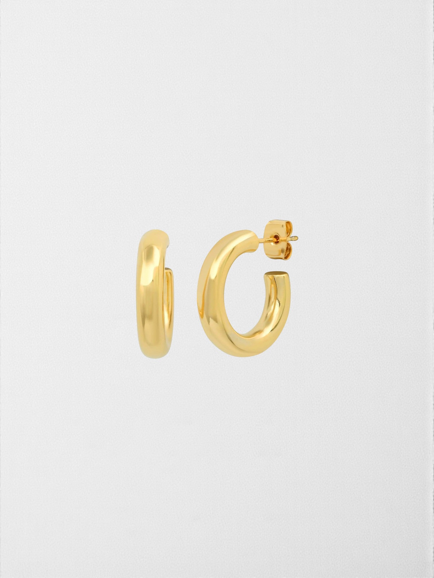 The Lucent Gold Hoops