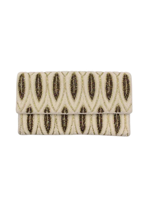 Antique Plume Clutch