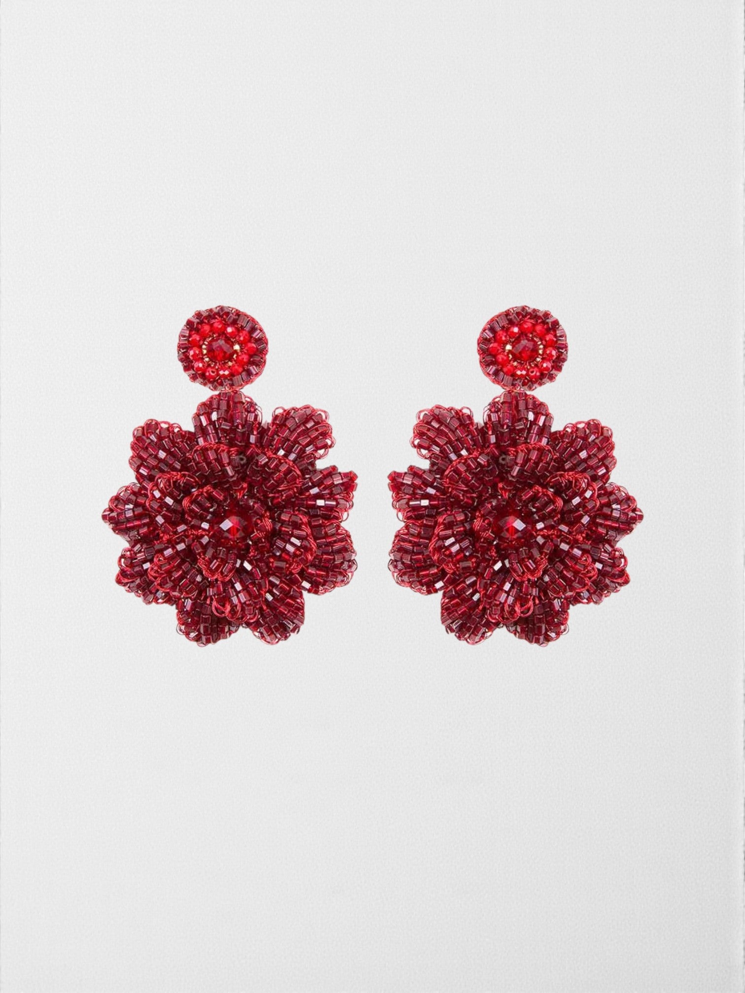 The Rouge Fleur Earrings