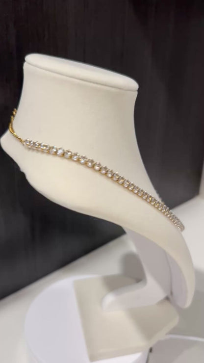 Heirloom Crystal Tennis Necklace