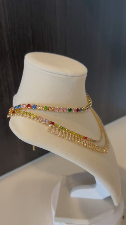 Everly CZ Necklace Set