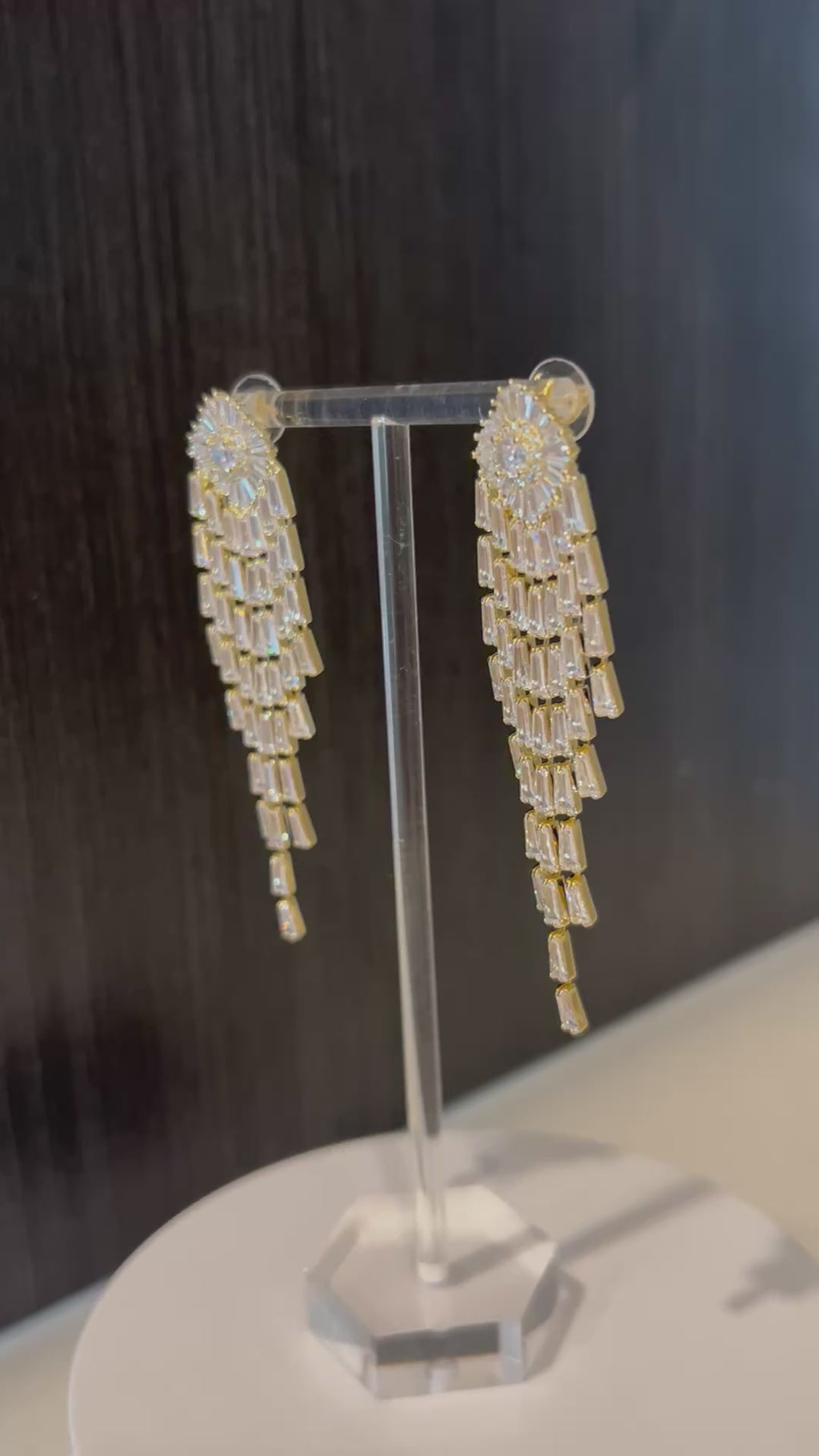 The Lumière Cascade Earrings