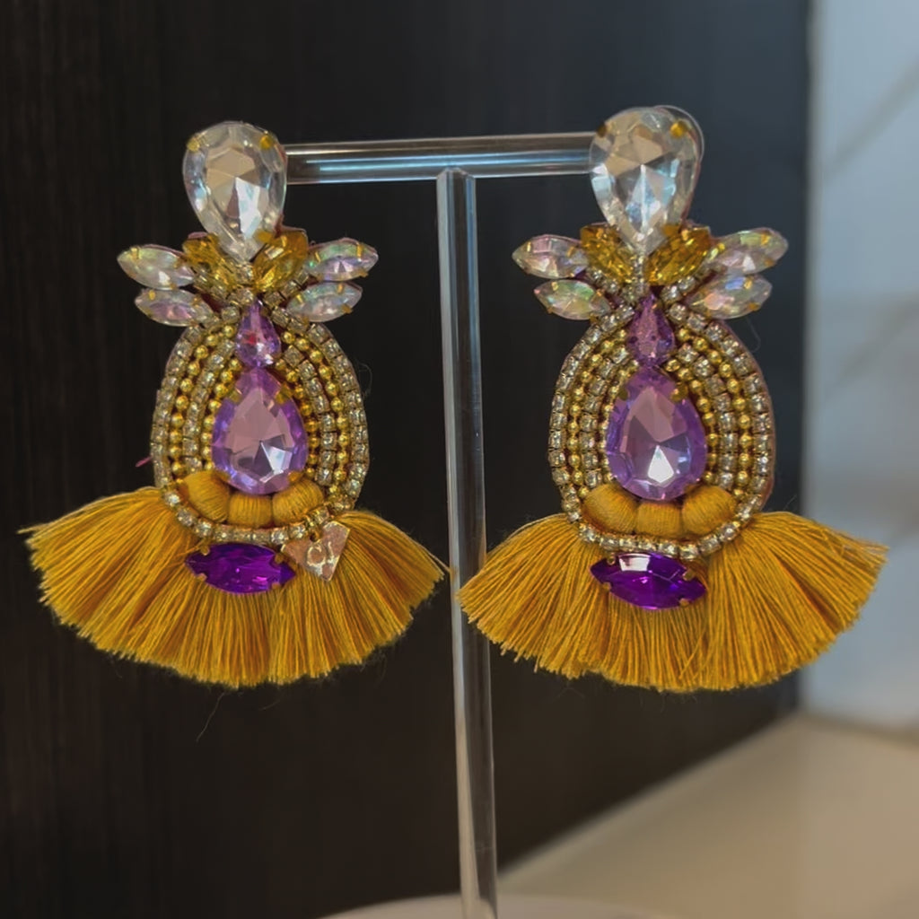 The Zahra Earrings — Pharaoh’s Gold