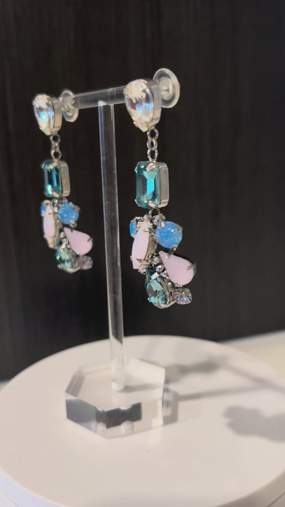 Gemstone Chandelier Earrings