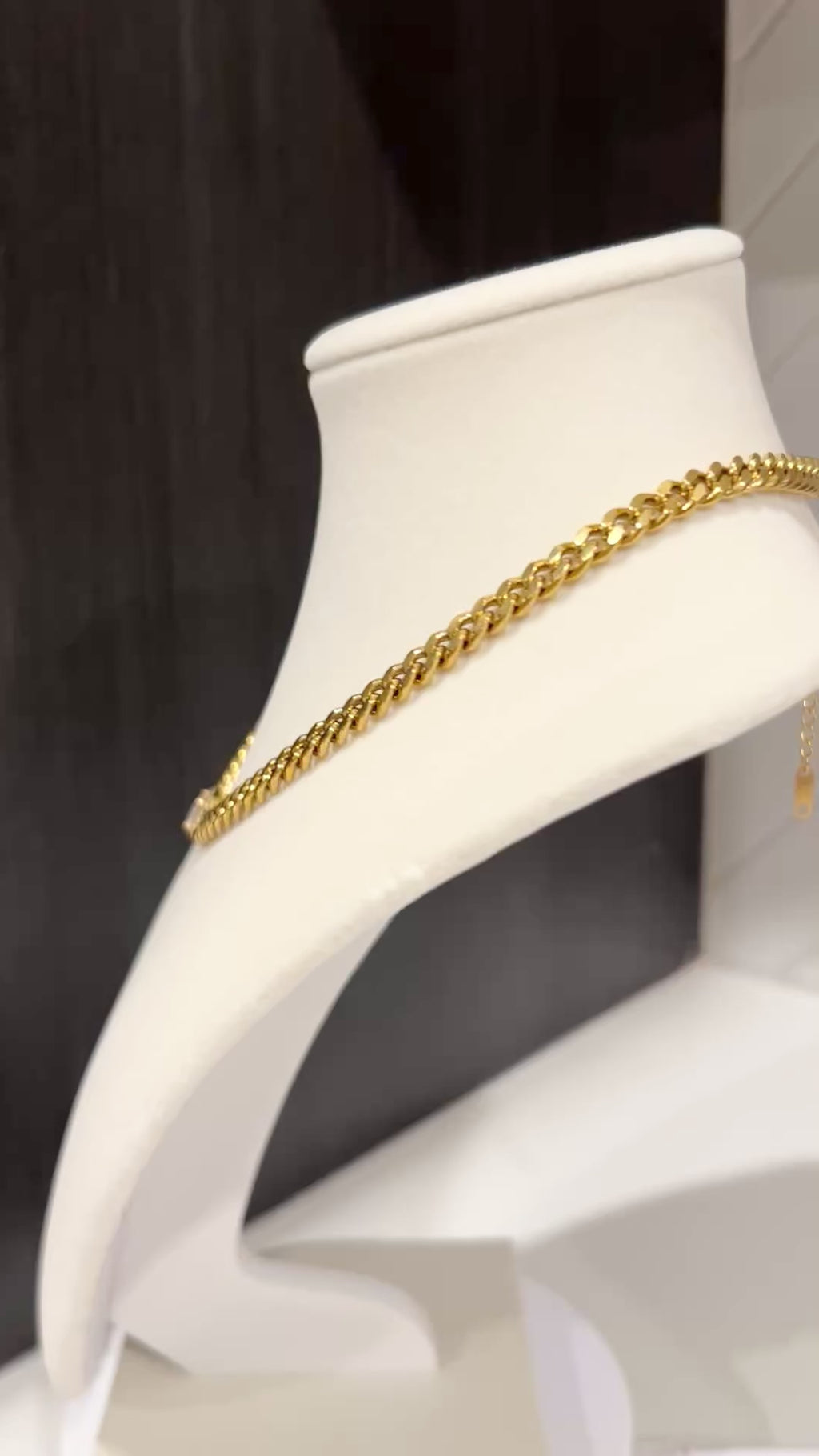 Smoke Show Crystal Cuban Chain Necklace