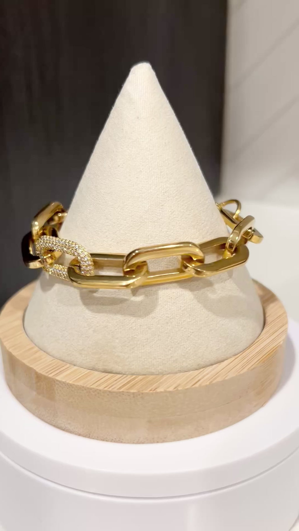 The Alix Pavé Link Bracelet