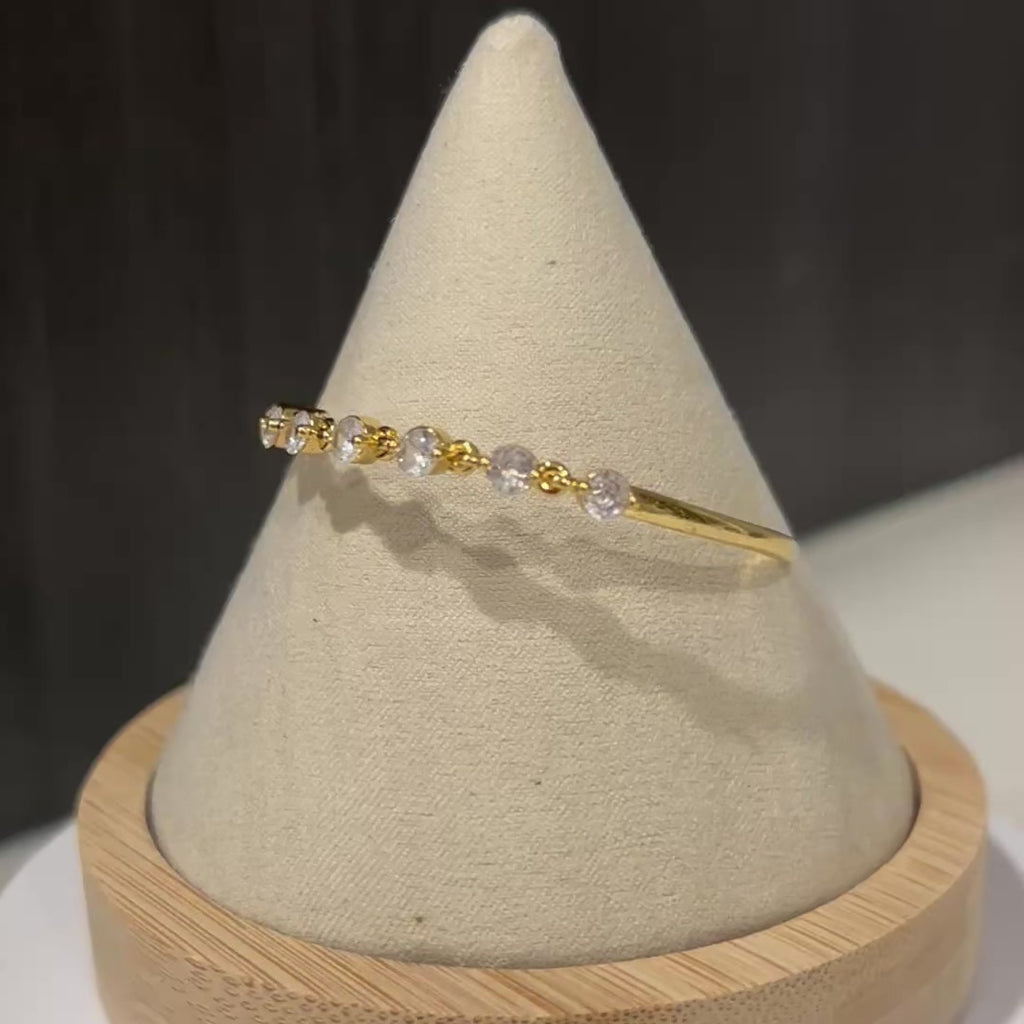 The Lucienne Crystal Cuff